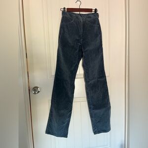 GG blue corduroy pants